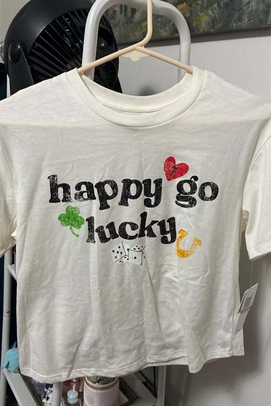 Nwt St Patrick’s day tee rebellious one women’s small crop tshirt